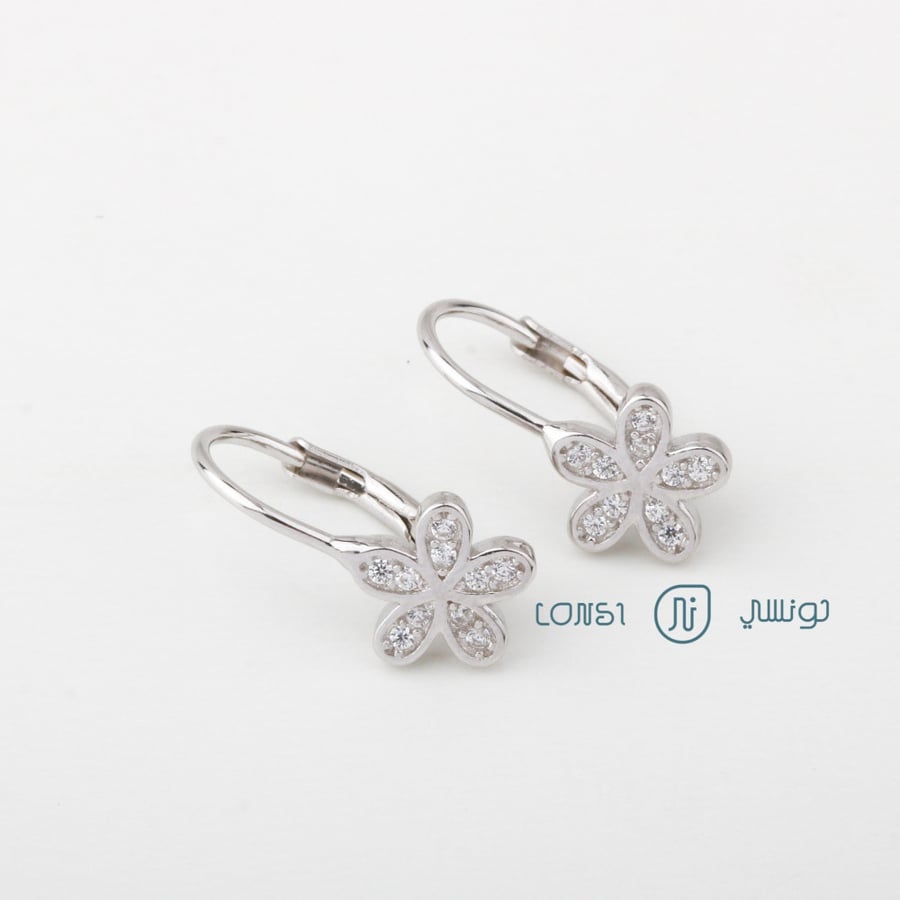 حلق  فضة عيار 925