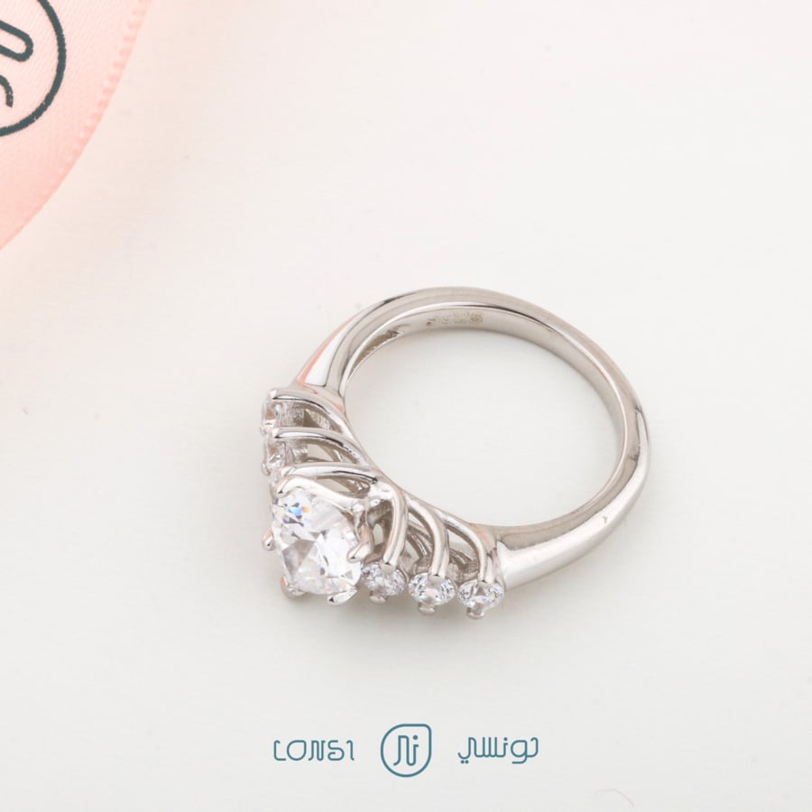 خاتم فضة عيار 925