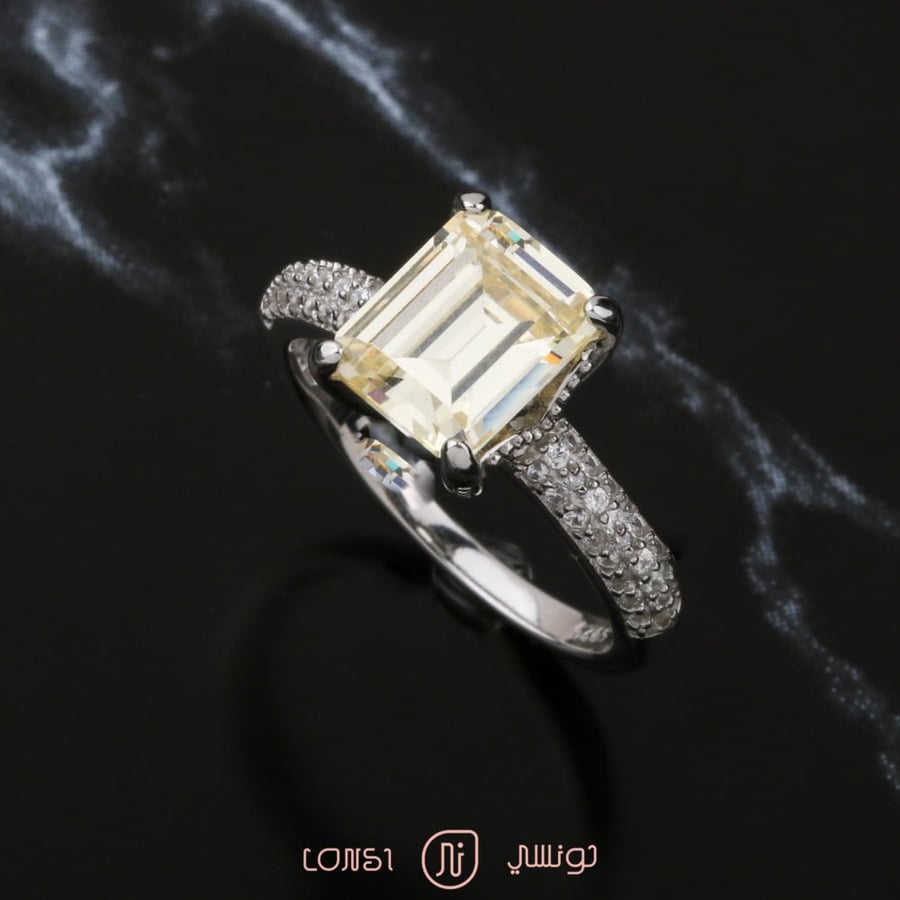 خاتم فضة عيار 925