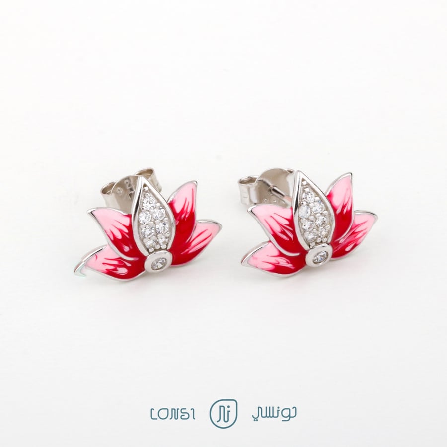 حلق فضة عيار 925