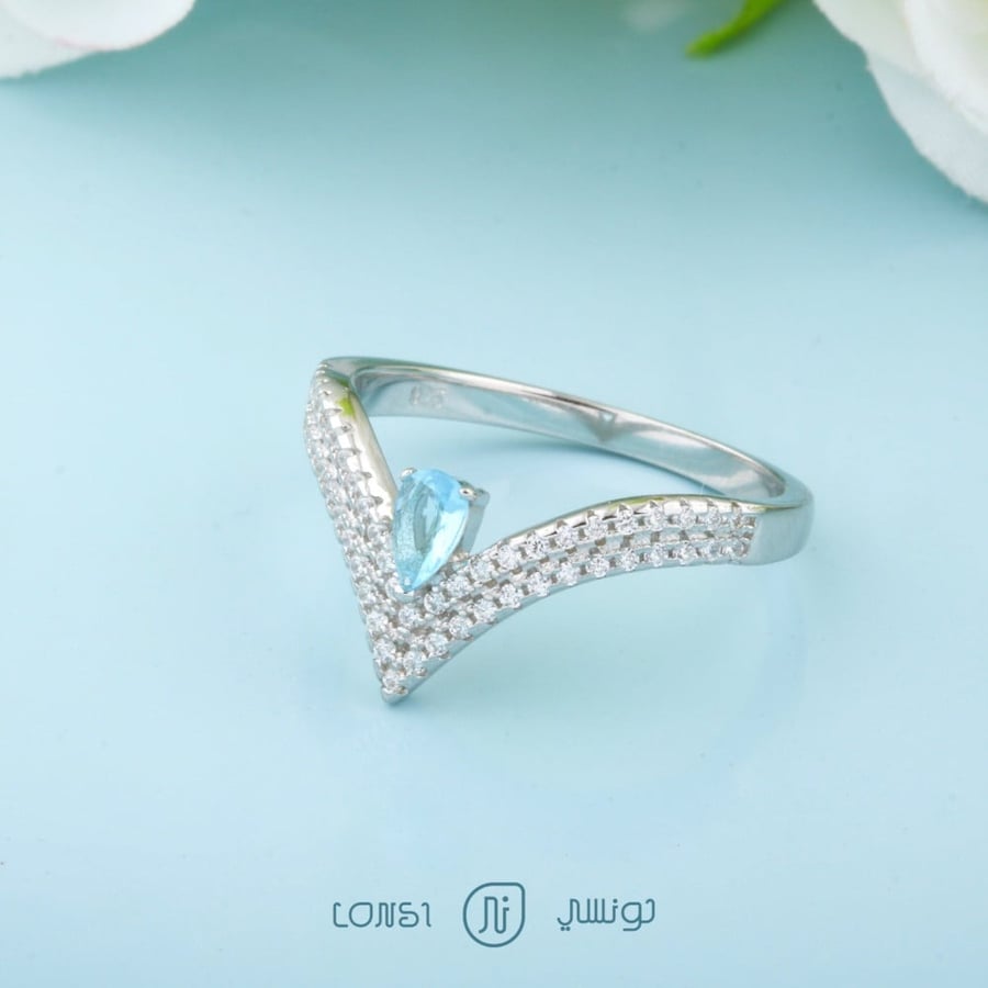 خاتم سماوي فضة عيار 925
