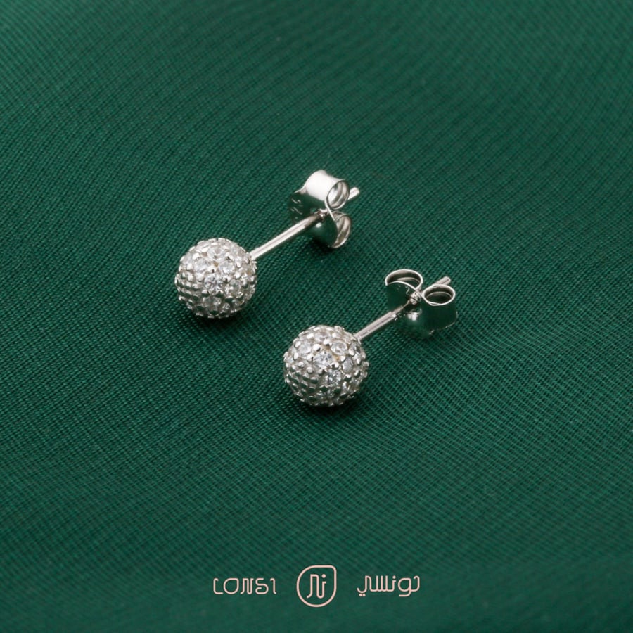 حلق  فضة عيار 925