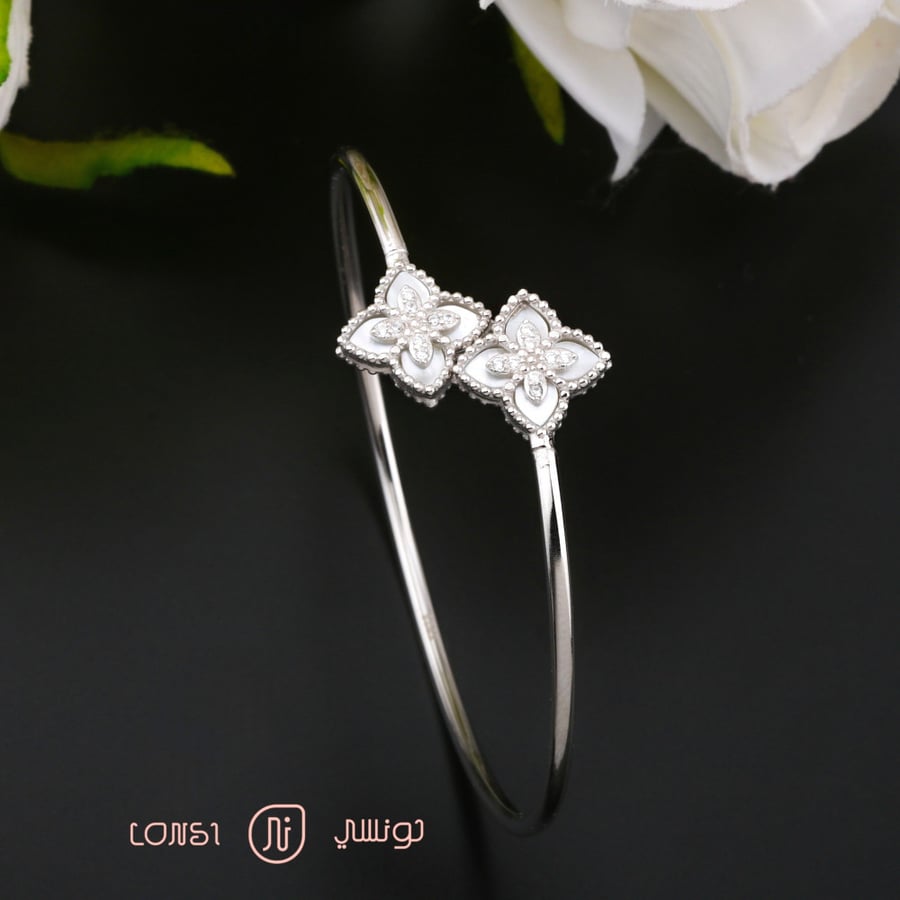 اسوارة ناعمه فضة عيار 925