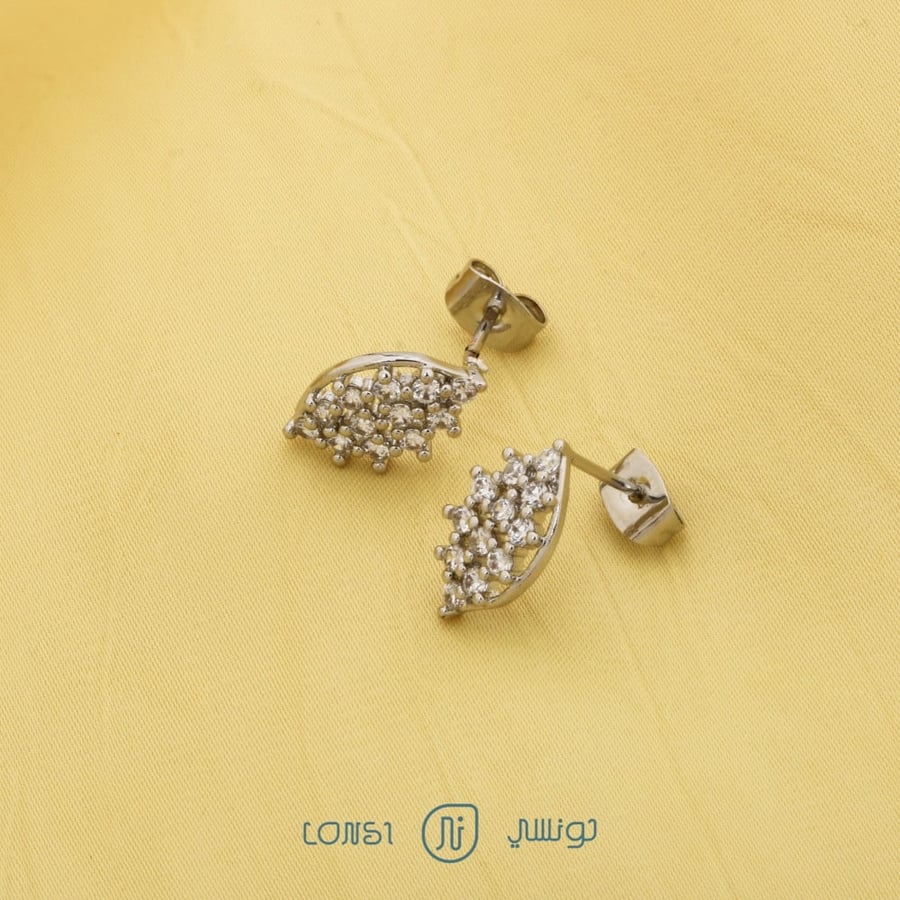 حلق زركون تصميم مميز