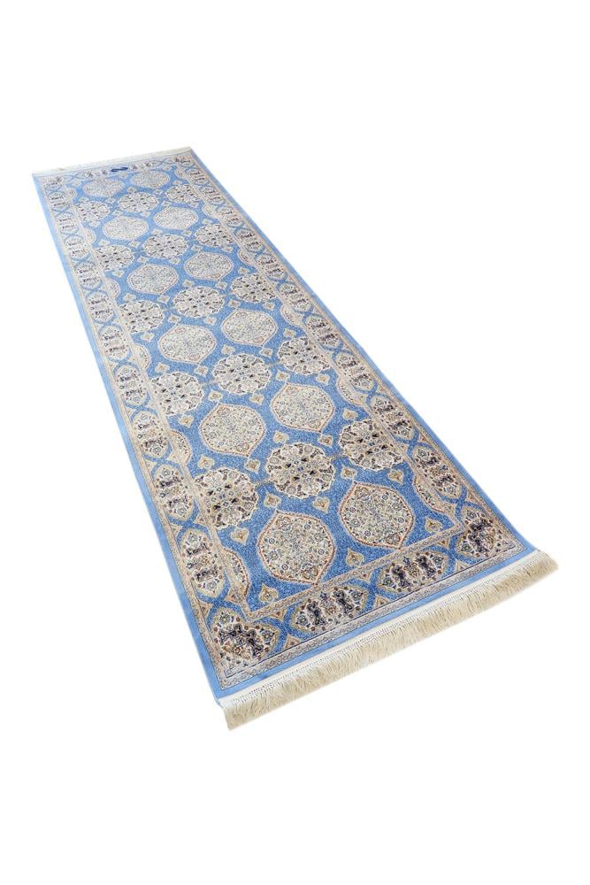 DOLPHIN corridor rugs sky blue