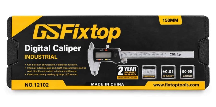 علبة قدم قياس رقمية Fixtop 150 مم موديل 12102