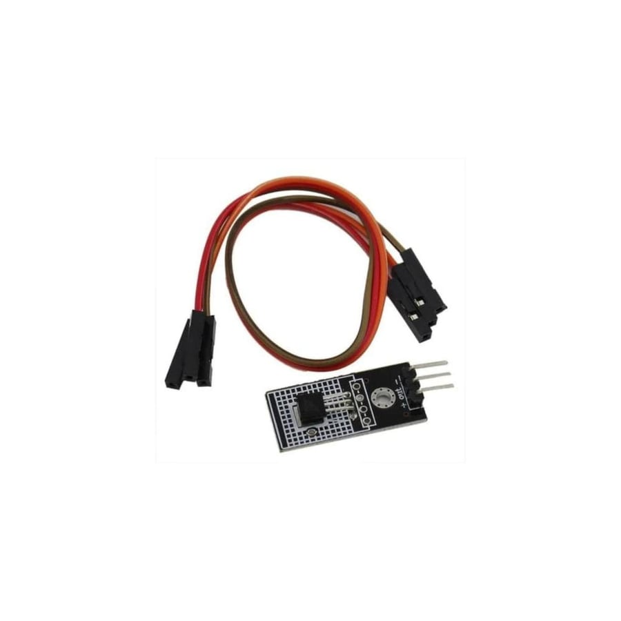 حساس الحرارة LM35D  مع كابل