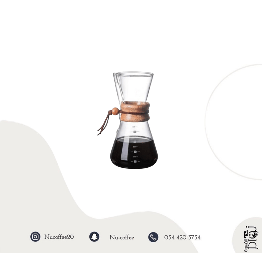 كميكس زجاجي لتقطير حجم 3اكواب