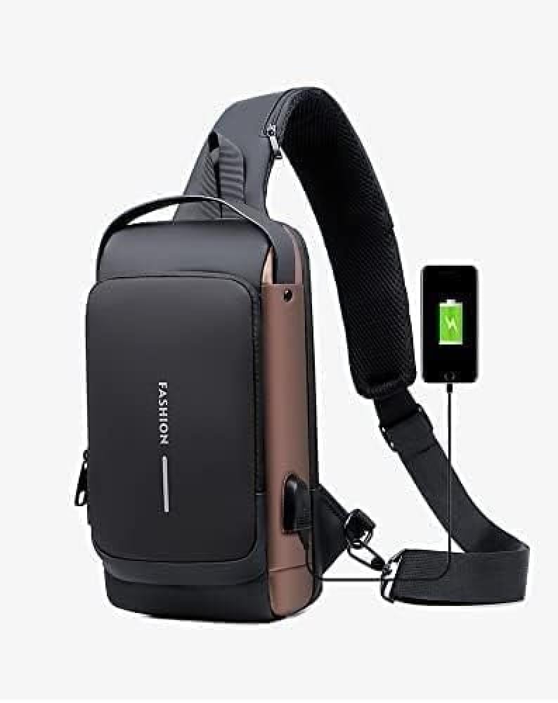 حقيبة صدر مع منفذ شحن USB