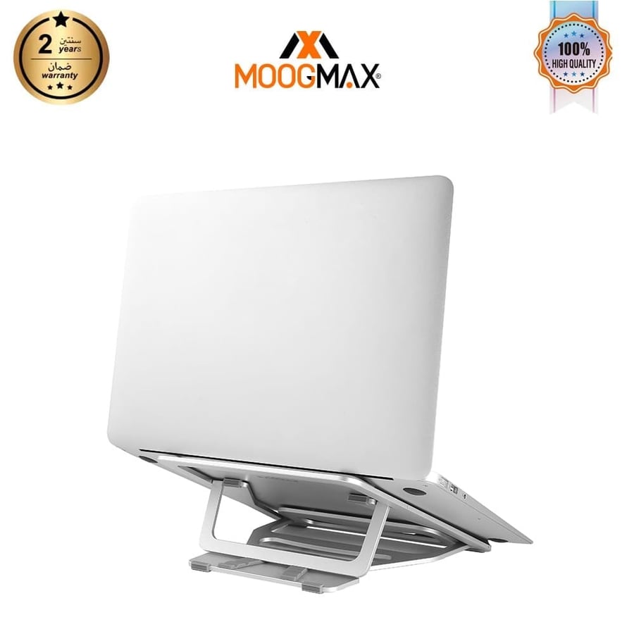 Stand holder for iPad, tablet, and laptop made of aluminum, 360-degree rotation
