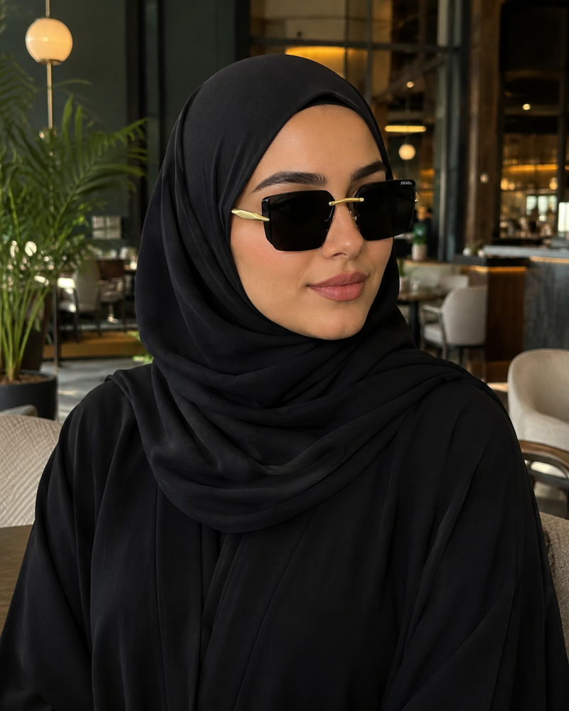 نظارة شمسية نسائية برادا بدون إطار عدسات مربعة | Prada Women's Rimless Square Sunglasses