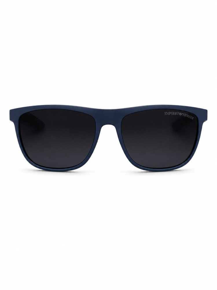 نظارة شمسية رجالية إمبوريو أرماني إطار مربع أزرق | Emporio Armani Men's Square Blue Sunglasses