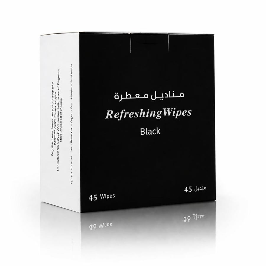 مناديل معطرة ومنعشة ,مجموع 5 عبوات  من لاباز