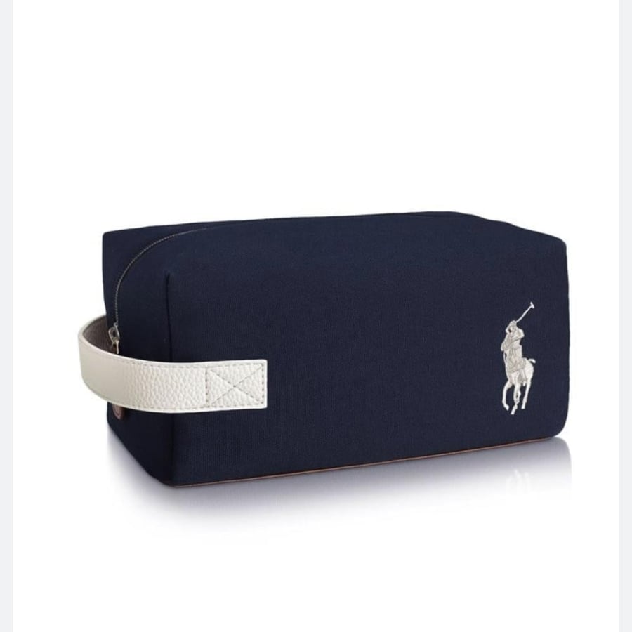 A two-piece original set from Ralph Lauren / Polo (travel bag + handbag)
