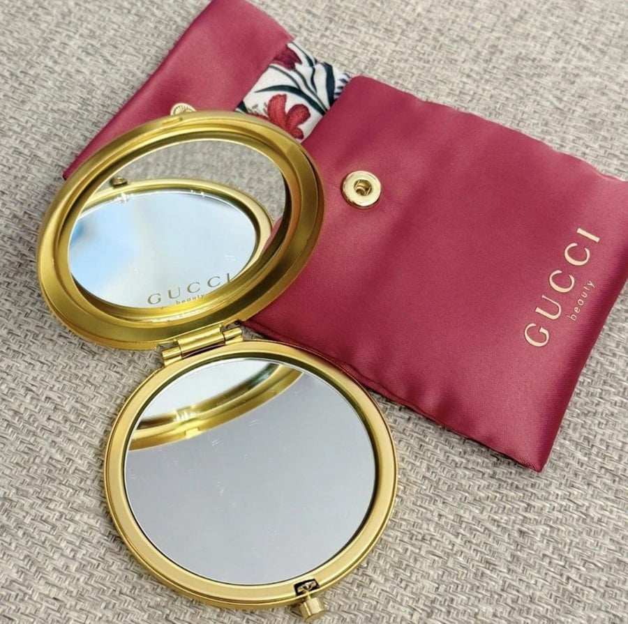Gucci set (3 pieces) original - (bag, mirrors, lipstick) original