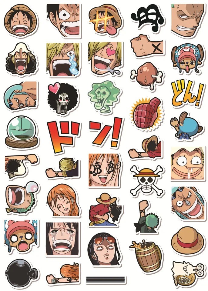 ستيكرز ون بيس (40 حبة)