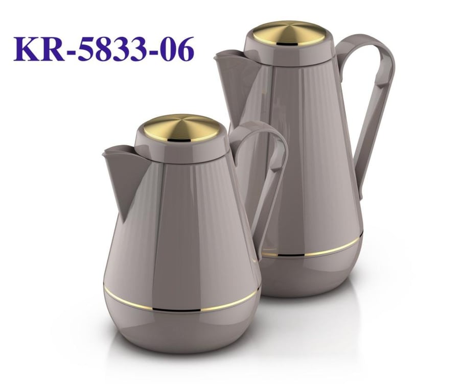 طقم ترامس شاي وقهوة لتر و نص لتر KR-5833-01
