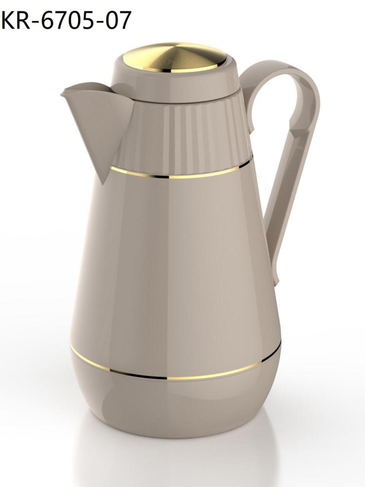ترمس شاي وقهوة لتر ذهبي KR-6705