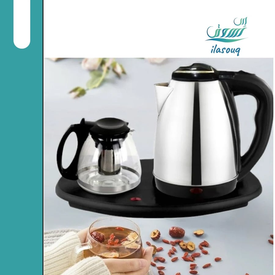 غلاية كهربائية مع إبريق شاي من اوربت