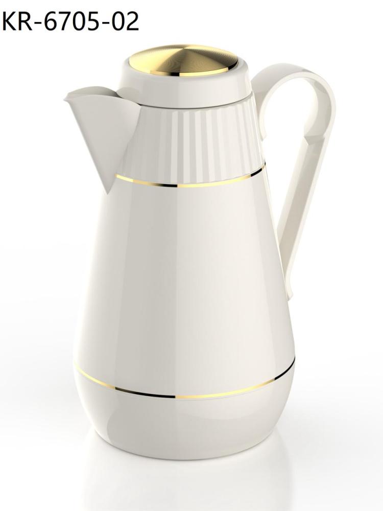 ترمس شاي وقهوة لتر ذهبي KR-6705
