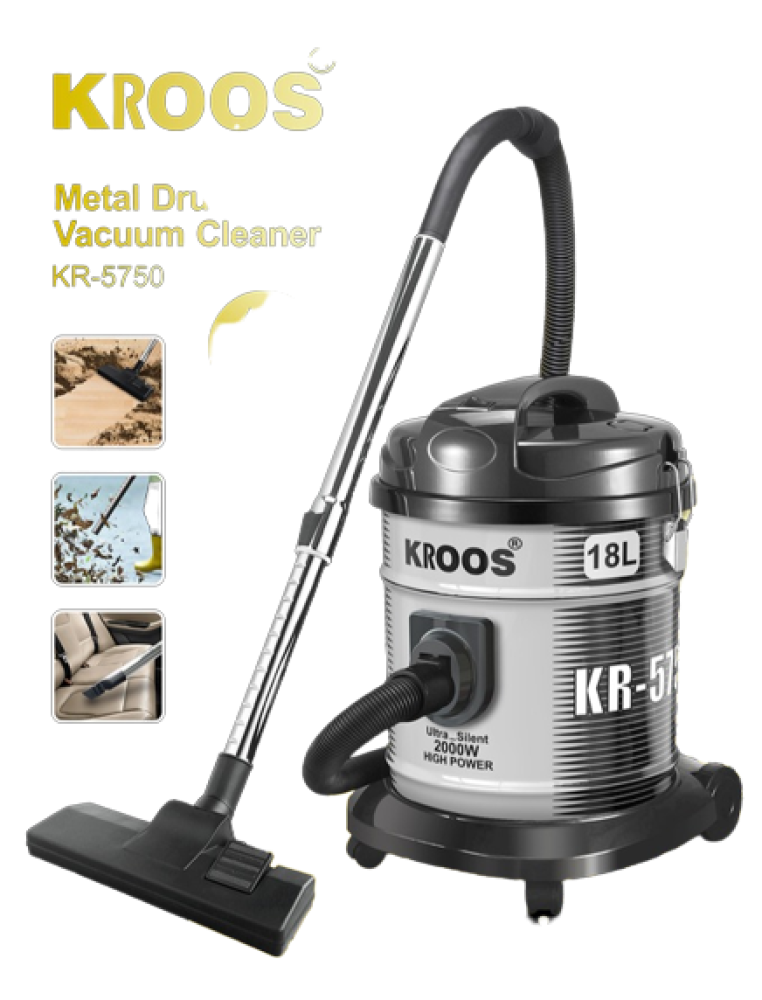 Vacuum cleaner 18 liter 2000 watt KR-5750