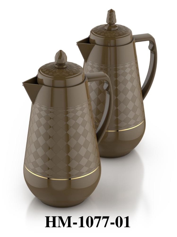 طقم ترامس 1 لتر سادة  HM-1077