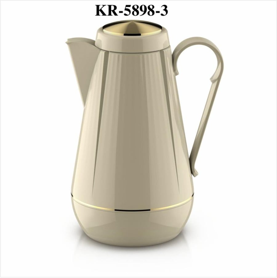 ترمس شاي لتر ذهبي KR-5898