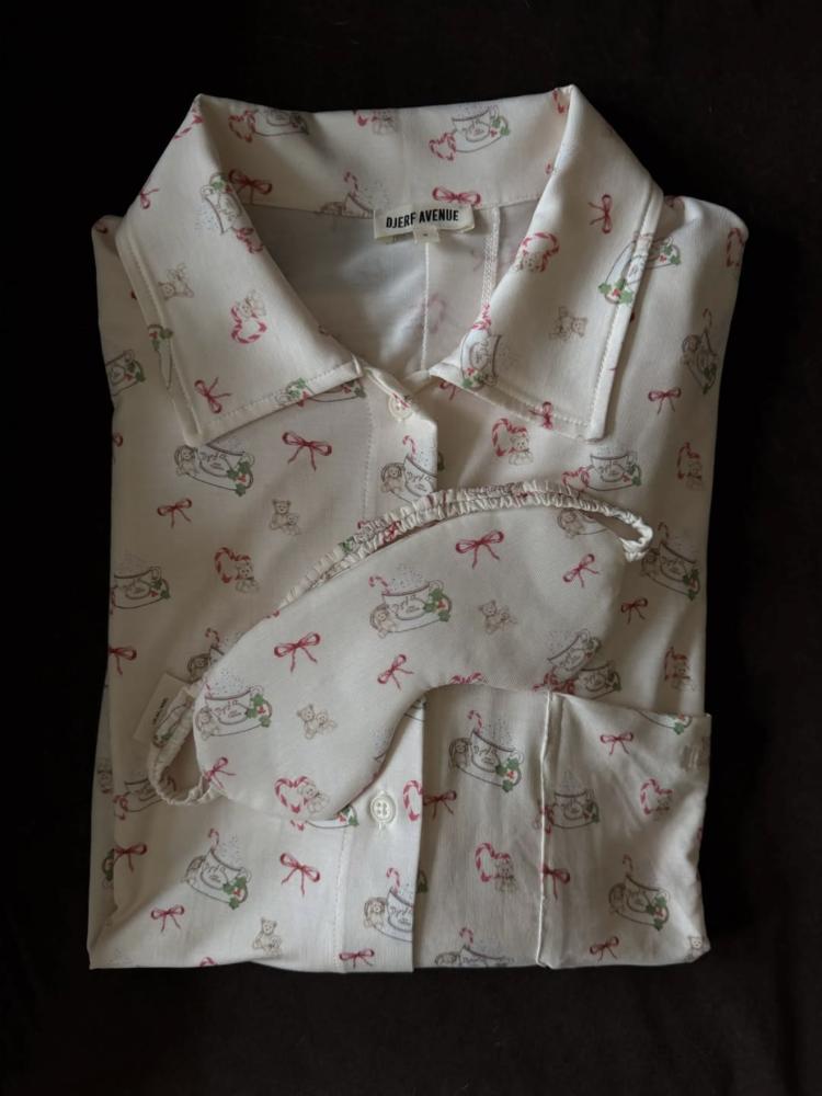 Djerf avenue go slow holiday bears pj set