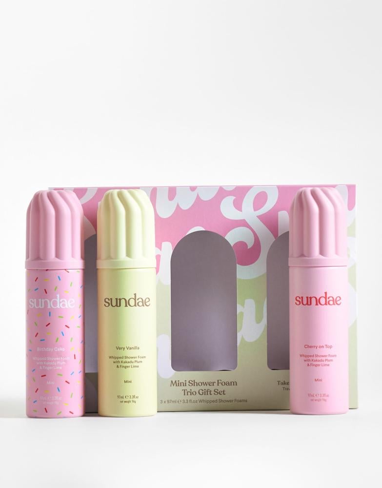 Sundae Mini Trio Shower Foam
