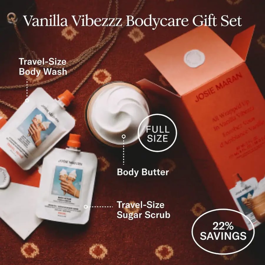 Josie Maran Vanilla Vibezzz Ritual Set