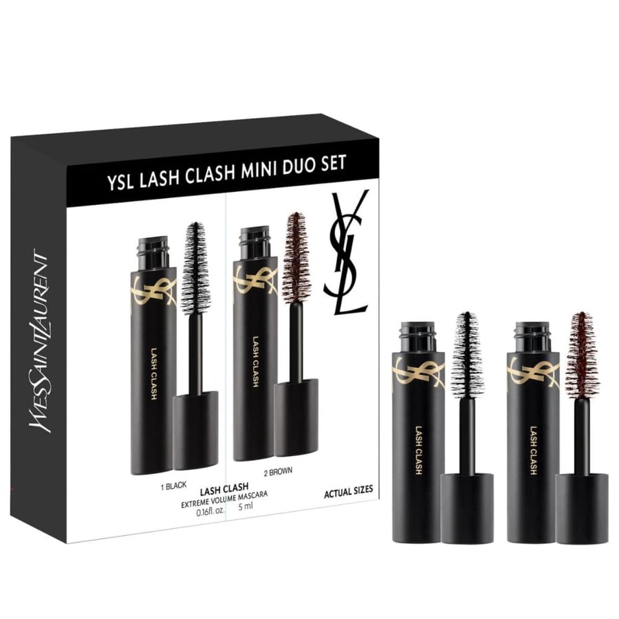 YSL Lash Clash Mini Black and Brown Mascara Duo