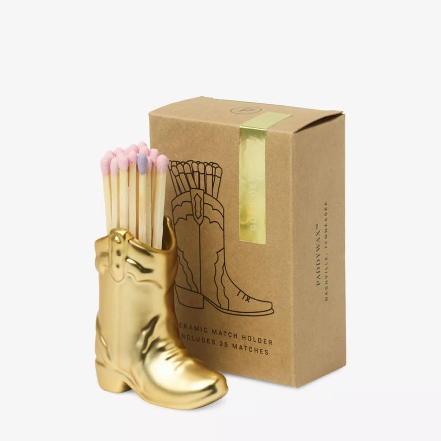 Cowboy boot match holder
