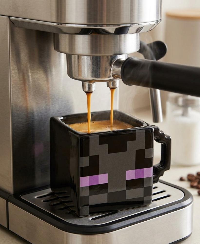 كوب سيراميك ثلاثي الأبعاد بتصميم شخصية الإندر مان من ماينكرافت