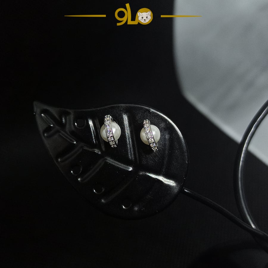 أقراط فضة 925s موديل 999