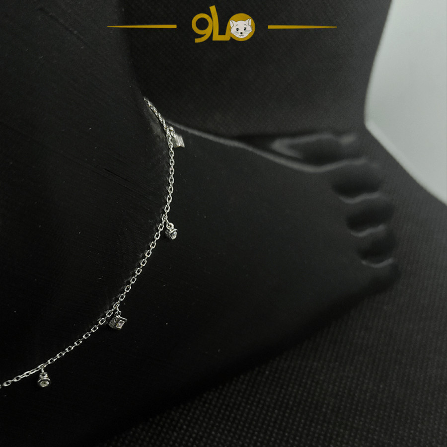 خلخال فضة 925s موديل 989