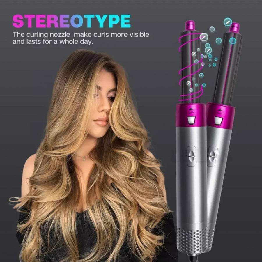 Hair Dryer One Step Multifunctional Hair Styling Curlers Straightener Curler Electric Air Iron Brush Wand Hair Brush Private Label Flat Iron Hot Air Pick Electric Comb One Step Hair Dryer Quick Hair Straightener Brush