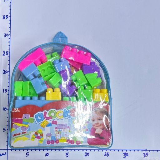12 حبة مكعبات شنطة 42 قطعة