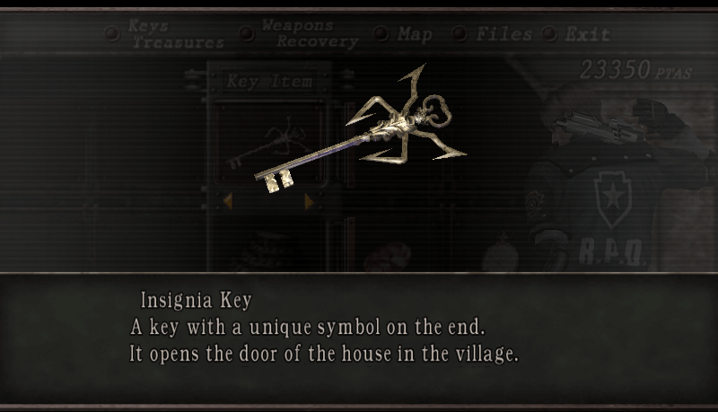 ميدالية مفتاح Resident Evil 4