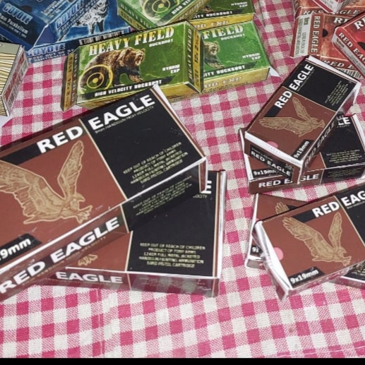 RED EAGLE علبة ذخيرة احمر ريميك