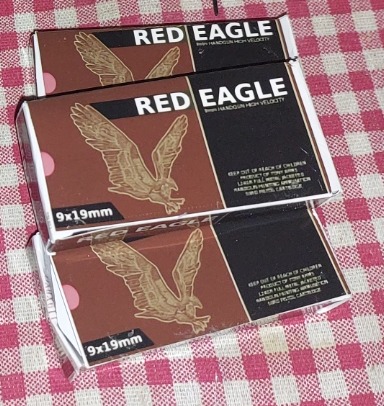 RED EAGLE علبة ذخيرة احمر ريميك