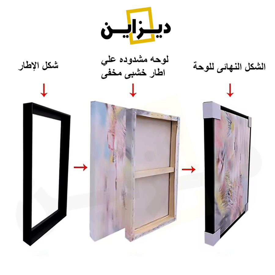 لوحة تجريدية بسيطة