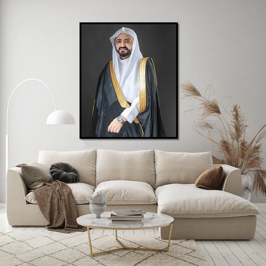 اطبع صورتك علي لوحة جدارية