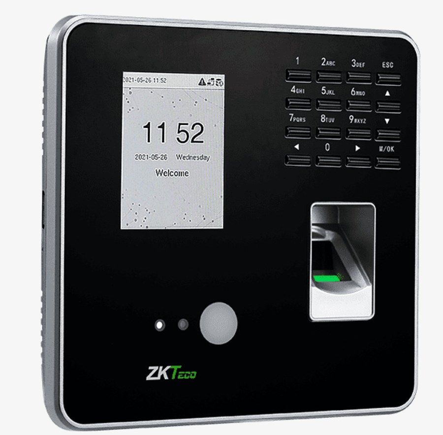 جهاز بصمة ZKTeco MB20‐VL سعة 500مستخدم سعت تخزين حتى 50,000 ZKTeco MB20‐VL, (Finger, Card, Password, Face) Capacity: 500User, Max Record