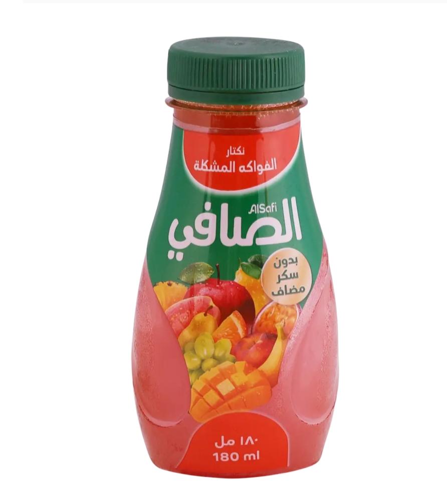 عصير الصافي نكتار بدون السكر بالفواكة المشكلة 180مل