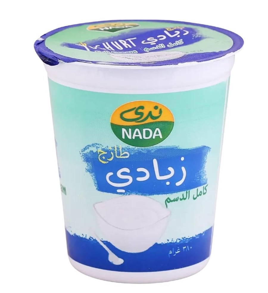 زبادي ندى كامل الدسم 380جرام