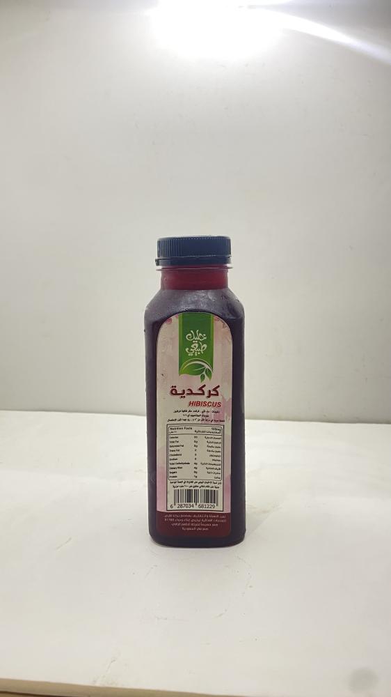 عصير طبيعي الطعم الراقي نكهة الكركدية 330مل