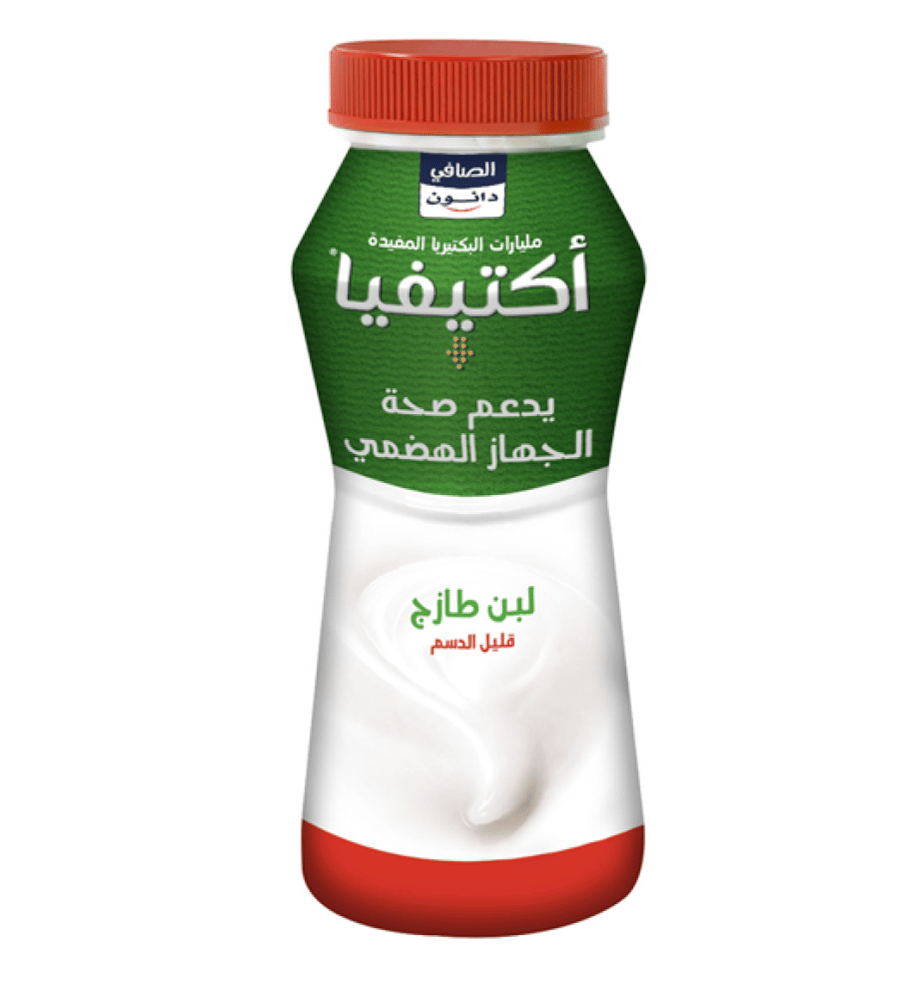 لبن أكتيفيا قليل الدسم 180مل