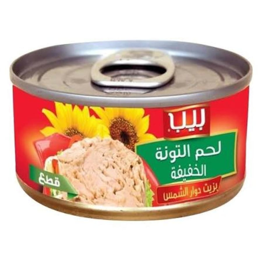 تونة بزيت دوار الشمس بيب 170 جم