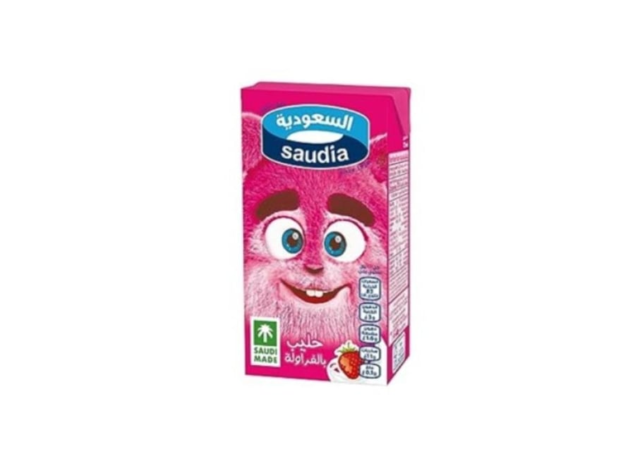 حليب فراولة السعودية 125مل
