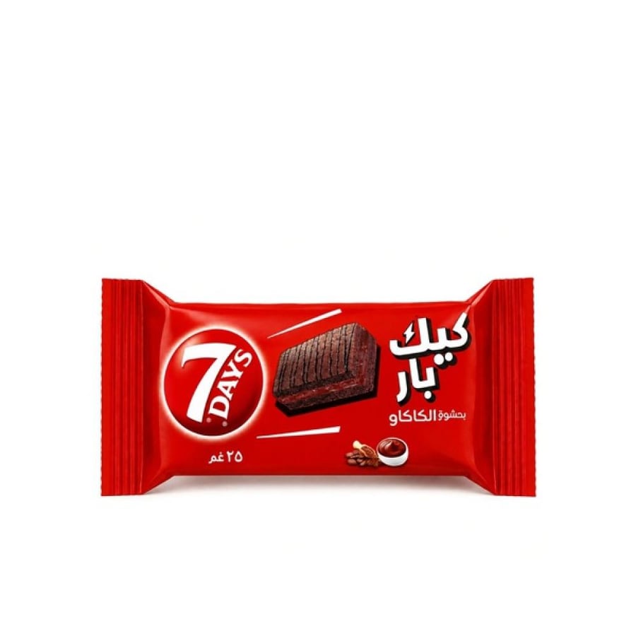 كيك بار بالشوكولاتة سفن دايز 25 جم